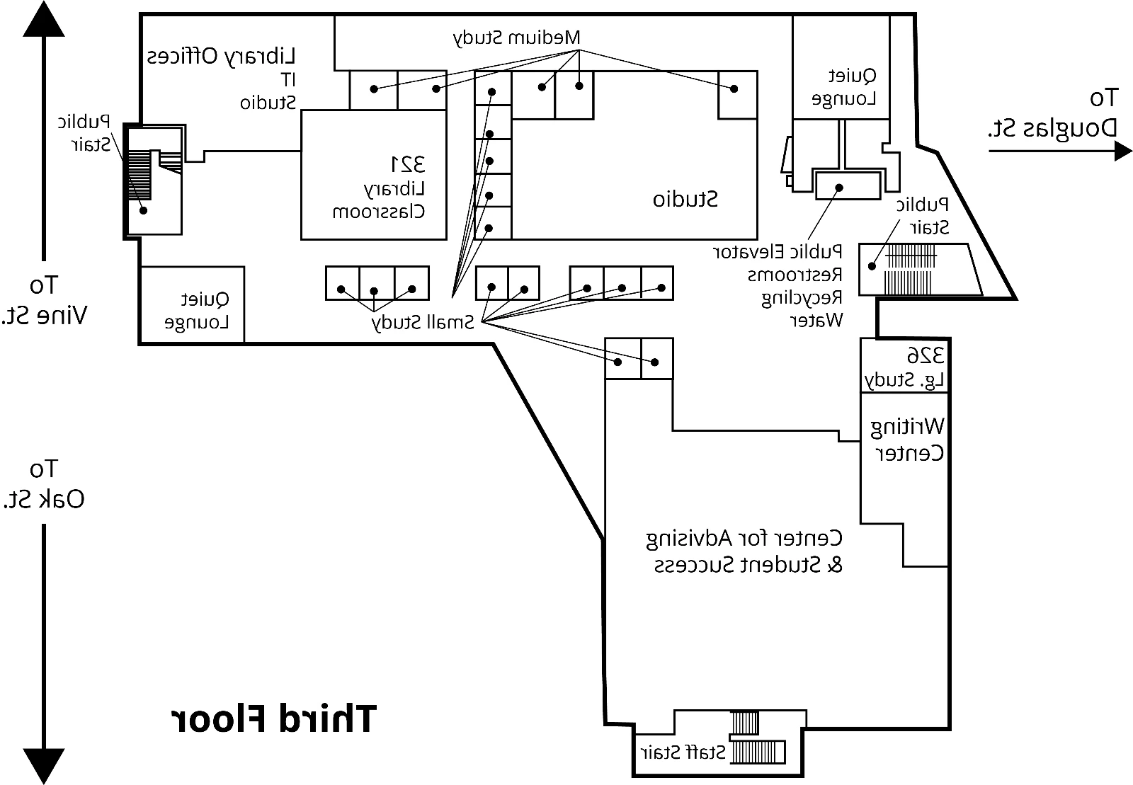 Map of library
